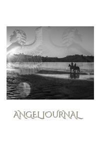 Angelic Angels Equestrian Beach themed Blank page Journal