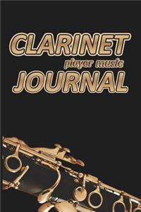Clarinet Player Music Journal