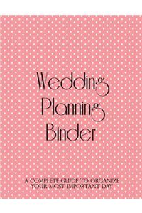 Wedding Planning Binder