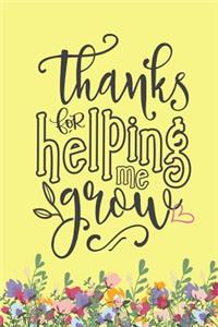 Teacher Appreciation Notebook