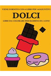 Libri da colorare per bambini di 2 anni (Dolci)