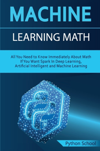 Machine Learning Math All You Need to Know Immediately About Math If You Want Spark In Deep Learning, Artificial Intelligent and Machine Learning