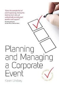 Planning and Managing a Corporate Event