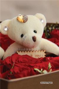 Journal Pages - Valentine Day Love Bears (Unruled)