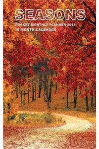 Seasons Pocket Monthly Planner 2018