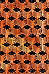 Journal Notebook Cubes Pattern 2