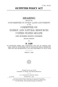 Outfitter Policy ACT