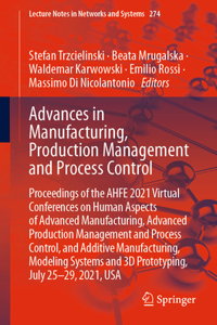 Advances in Manufacturing, Production Management and Process Control