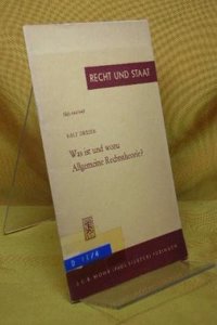 Was Ist Und Wozu Allgemeine Rechtstheorie?