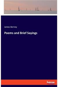 Poems and Brief Sayings