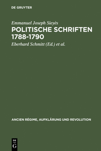 Politische Schriften 1788-1790