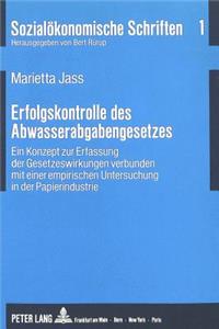 Erfolgskontrolle des Abwasserabgabengesetzes