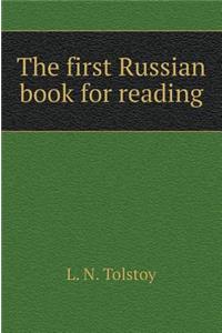 The first Russian book for reading