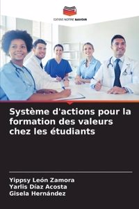 Système d'actions pour la formation des valeurs chez les étudiants