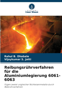 Reibungsrührverfahren für die Aluminiumlegierung 6061-6063