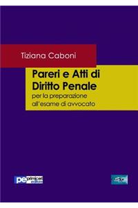 Pareri e Atti di Diritto Penale