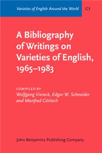 A  Bibliography of Writings on Varieties of English, 1965–1983