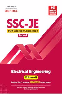 SSC-JE: Electrical Engineering 2025- Previous Year Objective Solved Paper-1 Volume-2 [Paperback] Made Easy [Paperback] Made Easy [Paperback] Made Easy
