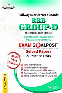 RRB Group-D, Technical & Non-Technical, Exam Goalpost Solved Papers and Practice Tests, 2019
