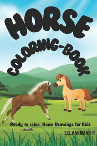 Horse Coloring Book