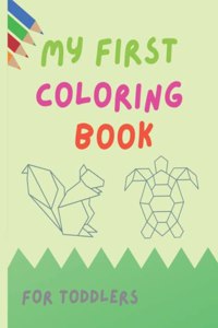 My First Coloring Book For Toddlers