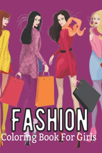 Fashion Coloring Book For Girls