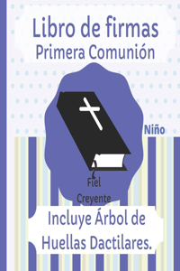 Libro de Firmas, Primera Comunión, Niña