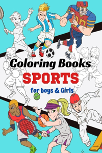 Sports Coloring Book For Boys and Girls