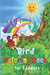 Bird Coloring Book for Toddlers