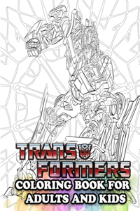 Transformers Coloring Book for Adults and Kids