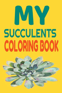 My succulents coloring book