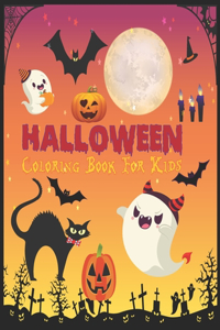 Holloween Coloring Book For Kids