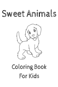 Sweet Animals Coloring Book For Kids