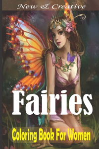 New & Creative Fairies Coloring Book For Women