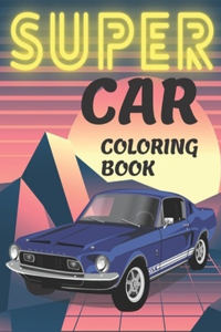 Supercar Coloring Book