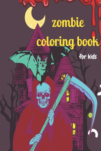 zombie coloring book for kids