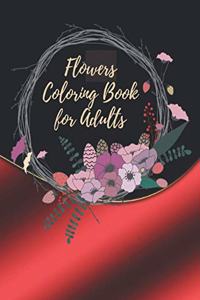 Flowers Coloring Book For Adults
