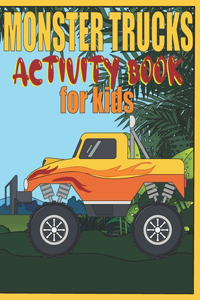 Monster Trucks Activity Book For Kids