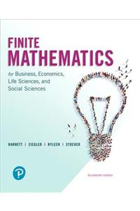 Finite Mathematics for Business, Economics, Life Sciences, and Social Sciences and Mylab Math with Pearson Etext -- 24-Month Access Card Package