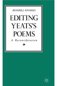 Editing Yeats's Poems