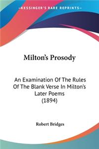 Milton's Prosody