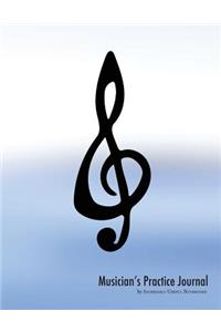 Musician's Practice Journal (treble clef edition)