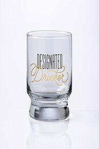 Designated Drinker Lowball Glass