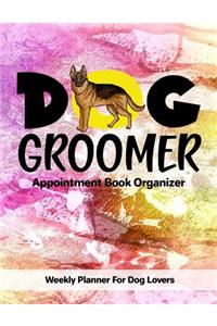 Dog Groomer Appointment Book Organizer