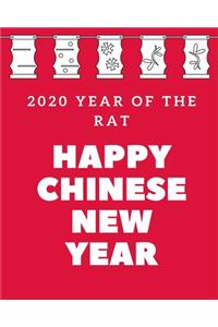 2020 Year of The Rat Happy Chinese New Year