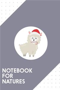 Notebook for Natures