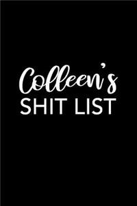 Colleen's Shit List
