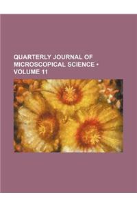 Quarterly Journal of Microscopical Science (Volume 11)