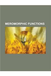 Meromorphic Functions
