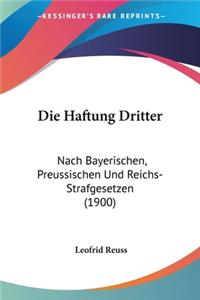 Die Haftung Dritter